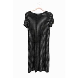 Michael Kors Olive Green Geometric Pull-On Dress with Snap Sleeve Size XS